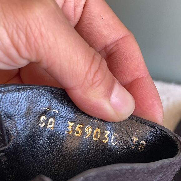 NWOB Saint Laurent / YSL Paris Western Suede Ankle Boots Sz 38 - Picture 6 of 14